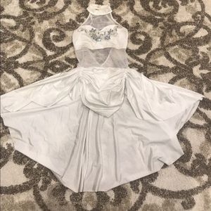 White lyrical one piece costume